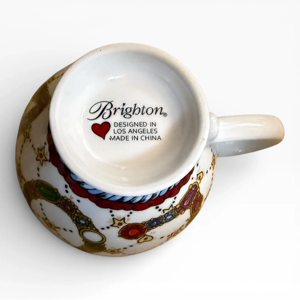 Limited Edition Pedestal Cup from Brighton - Jewels & Love Design